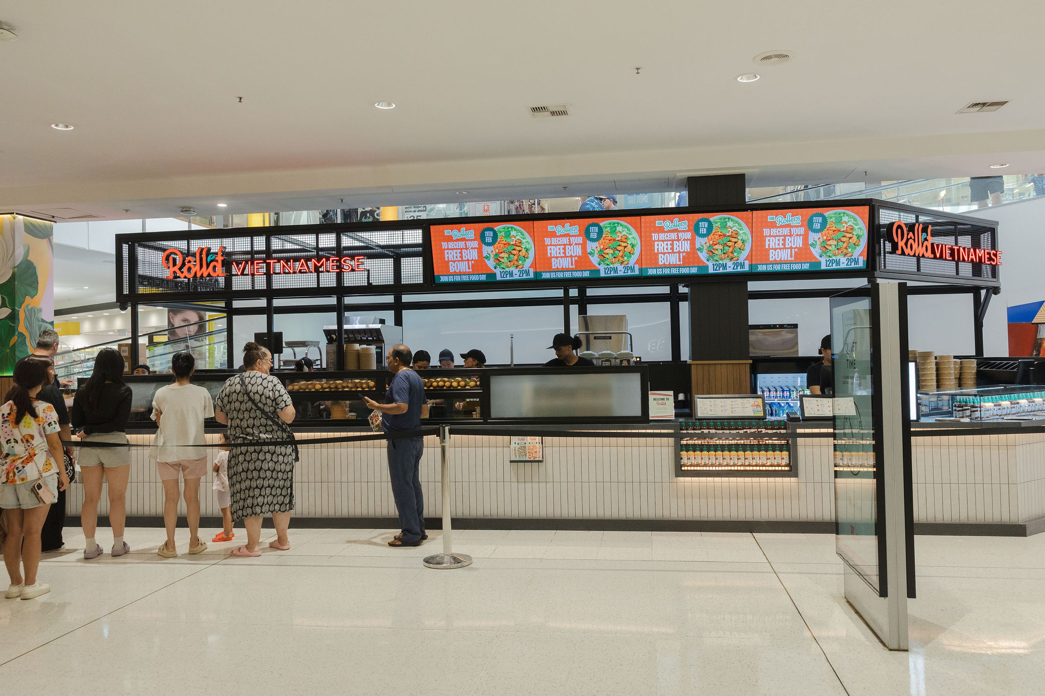 Roll'd store at Westfield St Lukes, Auckland
