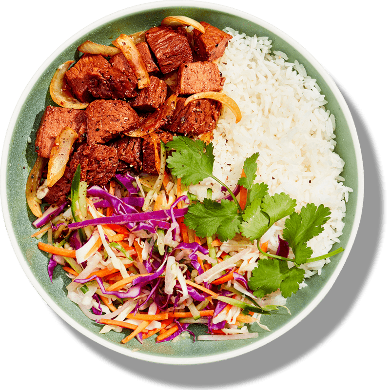 Shaking Beef Cơm Rice Bowl