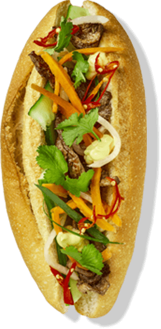 Lemongrass Beef Bánh Mì
